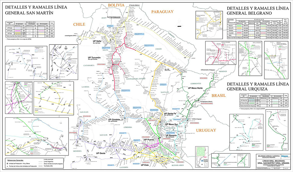 trenes argentinos cargas mapa